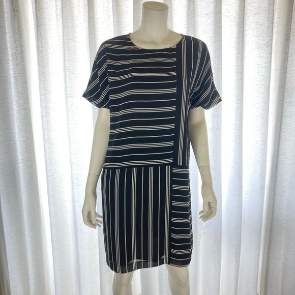 NEW DKNY Striped Dress Small